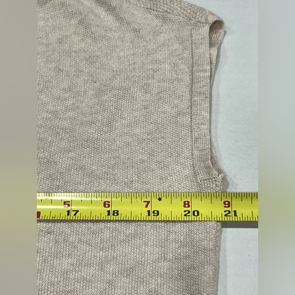 Lilla P Tunic Shawl Collar Cotton Modal Size P/S Neutral Beige - Picture 6 of 9